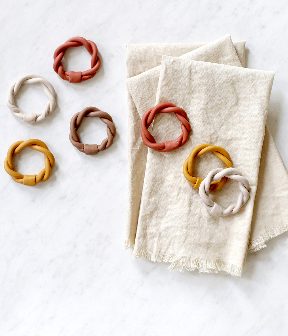 DIY Clay Napkin Rings