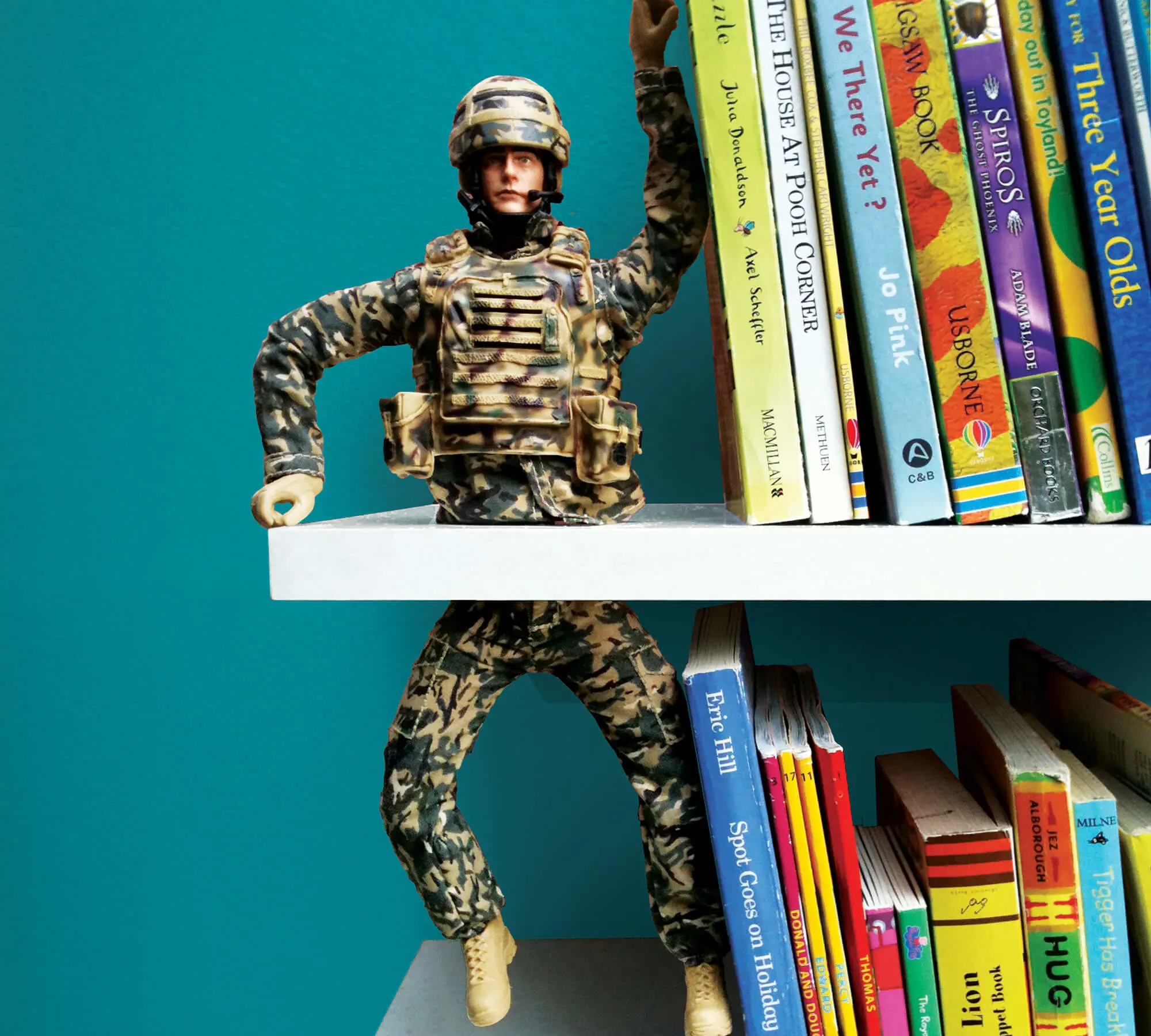 DIY Toy Soldier Bookends