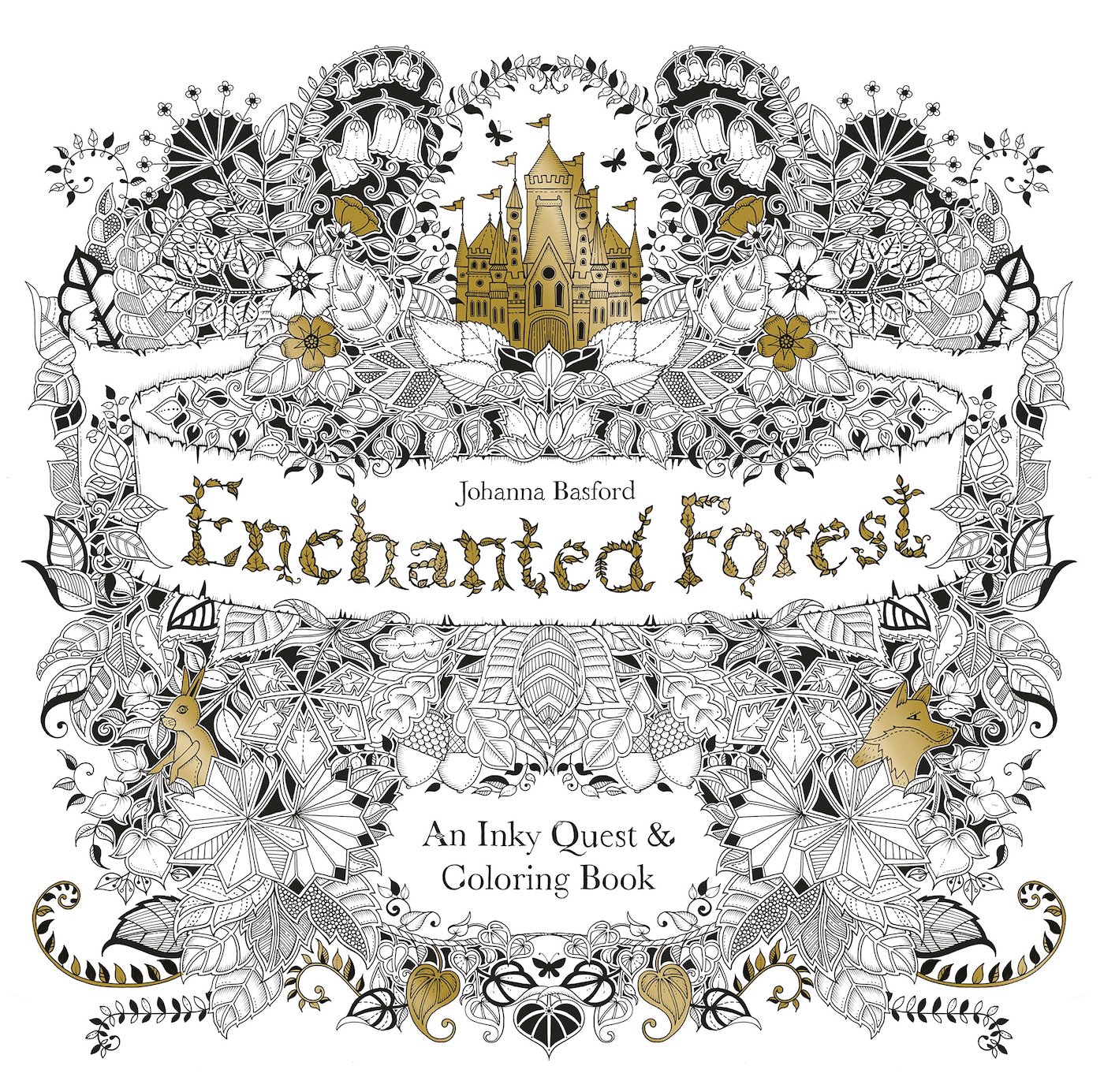 Enchanted Forest An Inky Quest and Coloring book