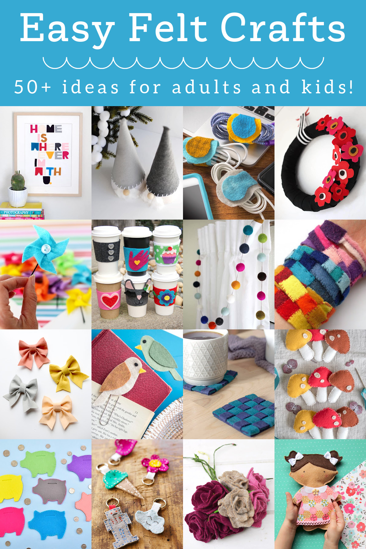 Crafting at Home: 32 Super Fun Felt Projects for Kids