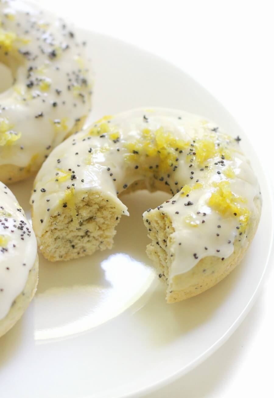 Lemon Poppy Seed Doughnuts