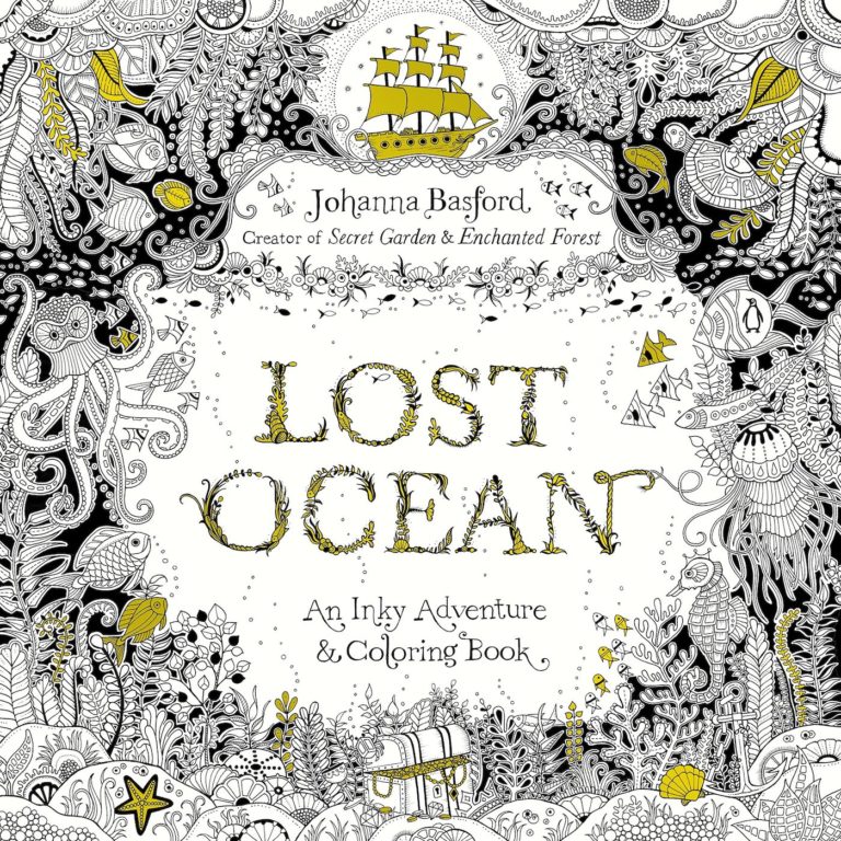 Lost Ocean- An Inky Adventure and Coloring Book for Adults