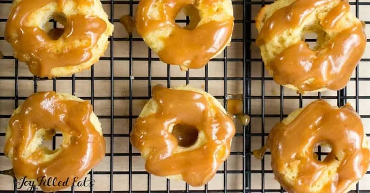 Mini Browned Butter Caramel Donuts