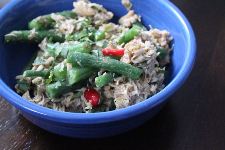 Pineapple chicken and green bean salad recipe