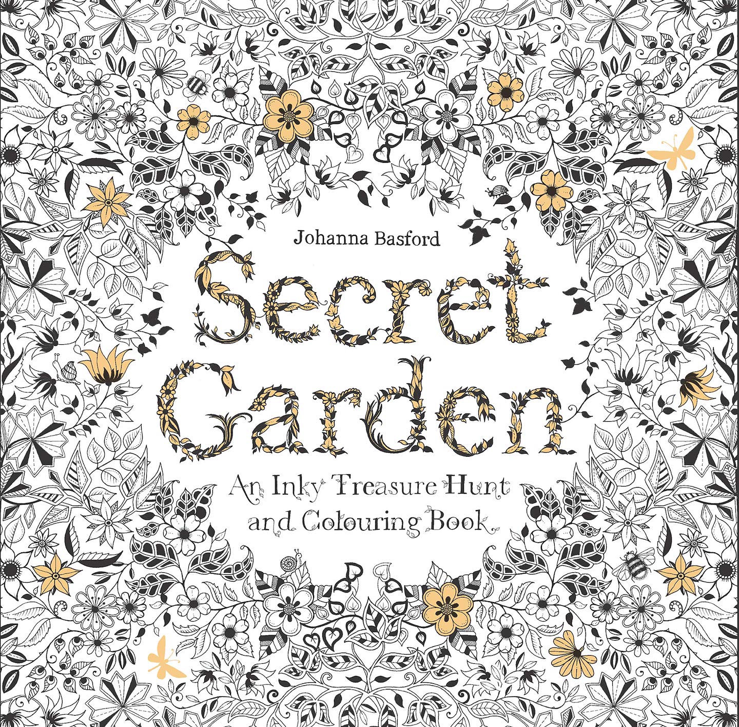 Secret Garden- An Inky Treasure Hunt and Coloring Book