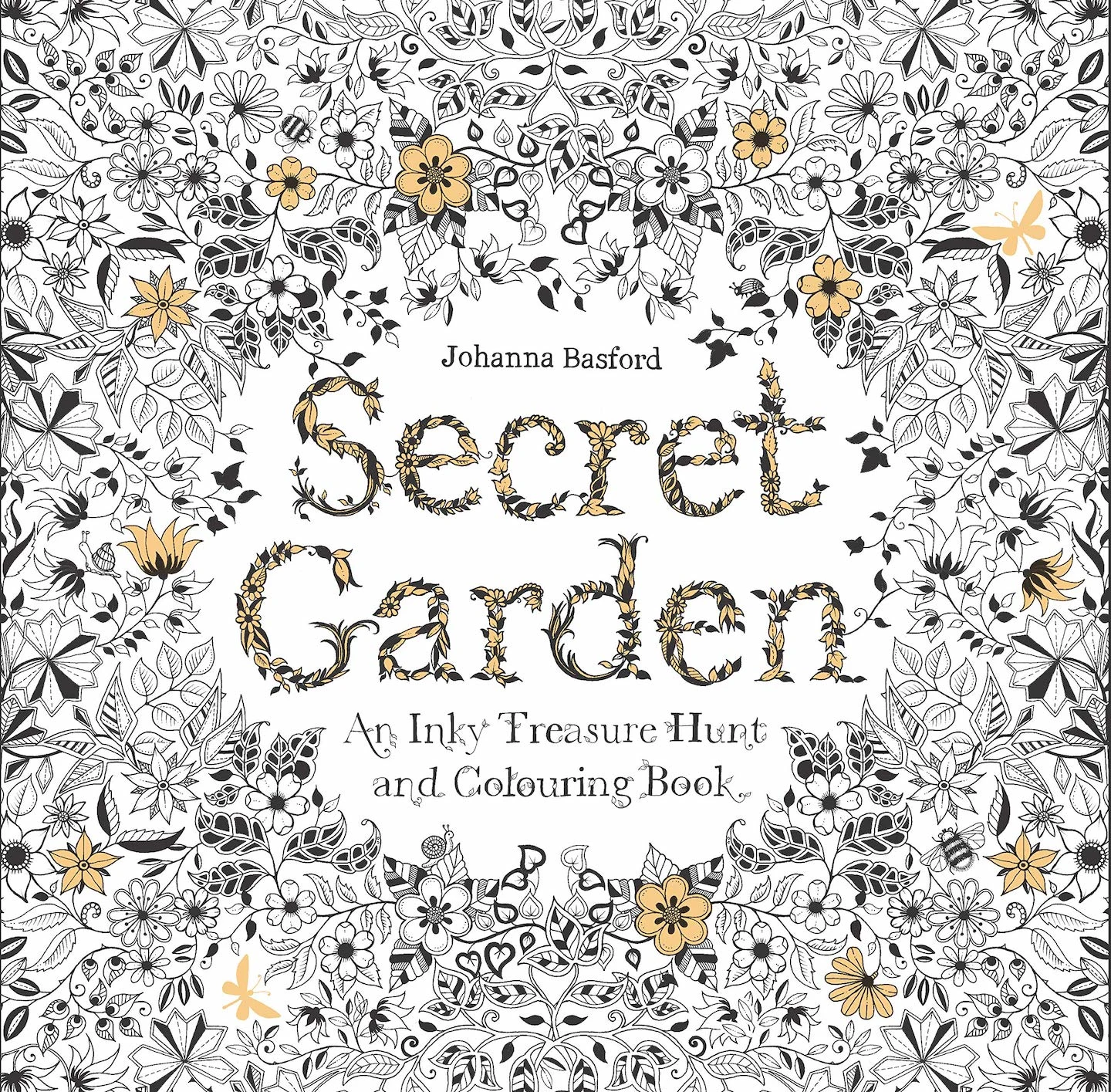 Secret Garden- An Inky Treasure Hunt and Coloring Book