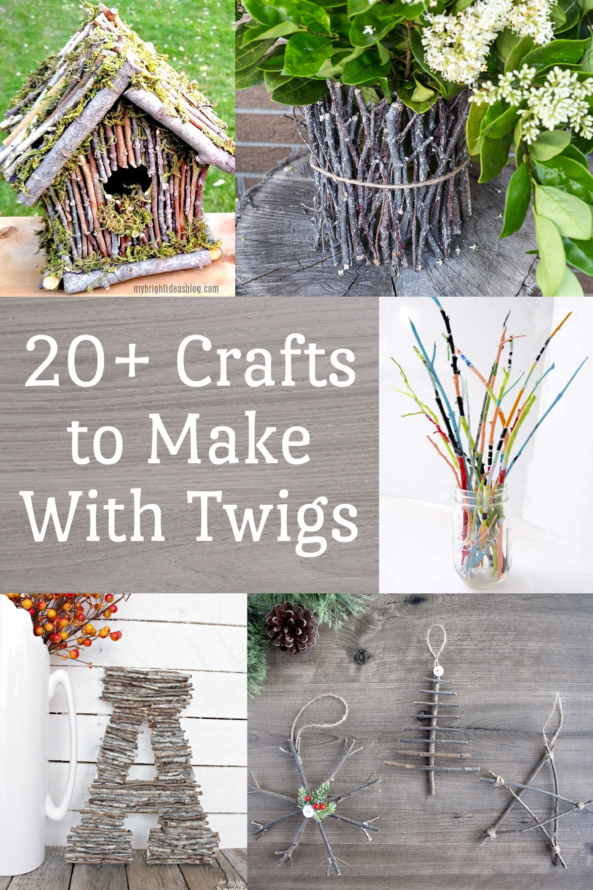 Eco-Chic: 20+ Twig Crafts for Sustainable Style - DIY Candy
