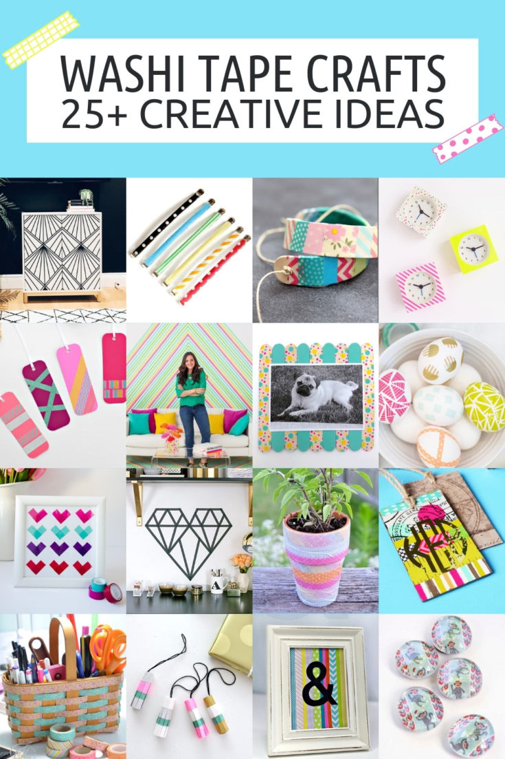 Washi Tape Crafts: 25+ Creative Ideas You'll Love! - DIY Candy