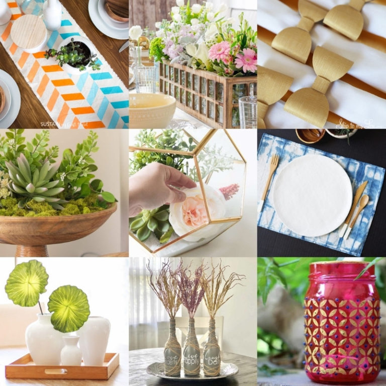 25 DIY Table Decorations