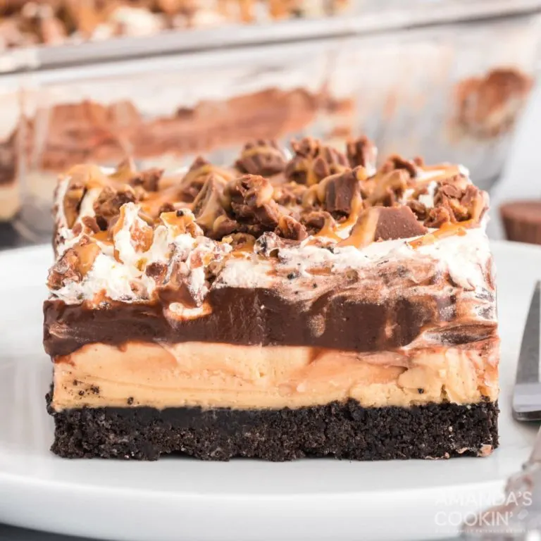 Chocolate Peanut Butter Lasagna Recipe