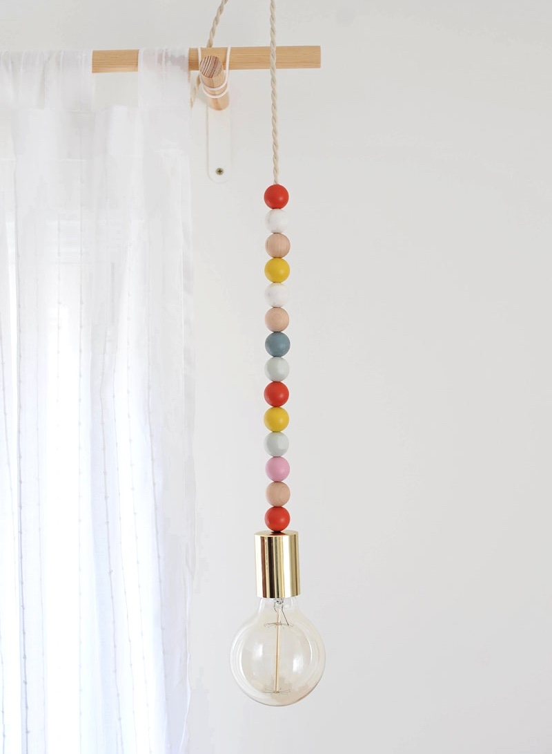 DIY-Wooden-Bead-Pendant-Light