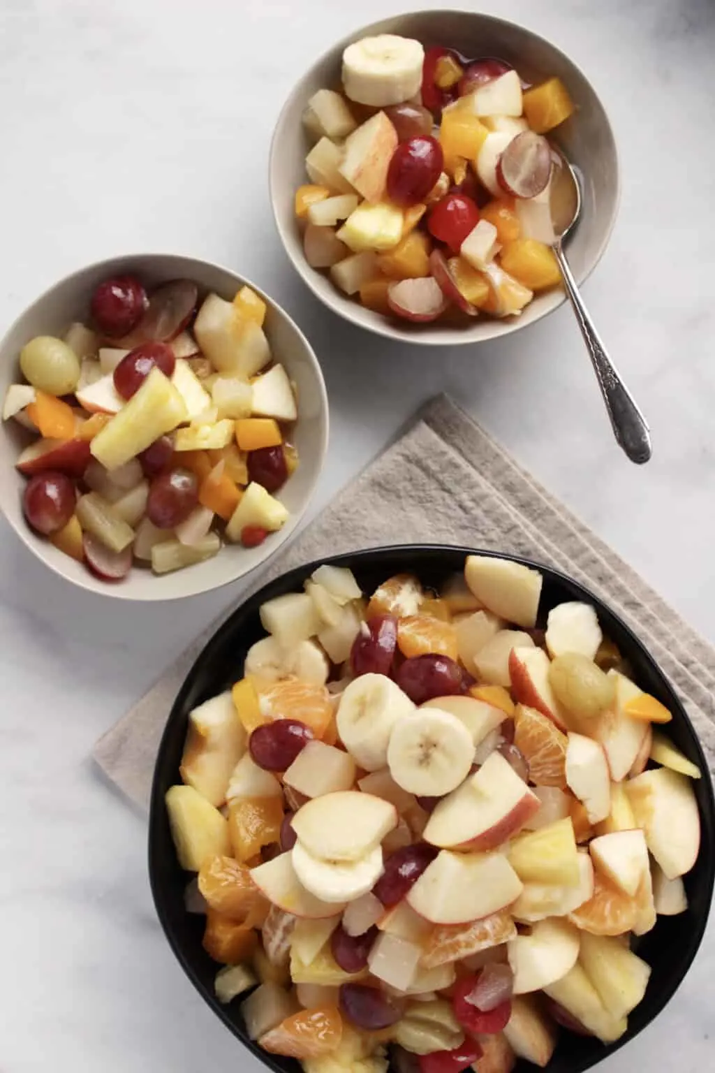 fruit cocktail salad - easy & quick dessert