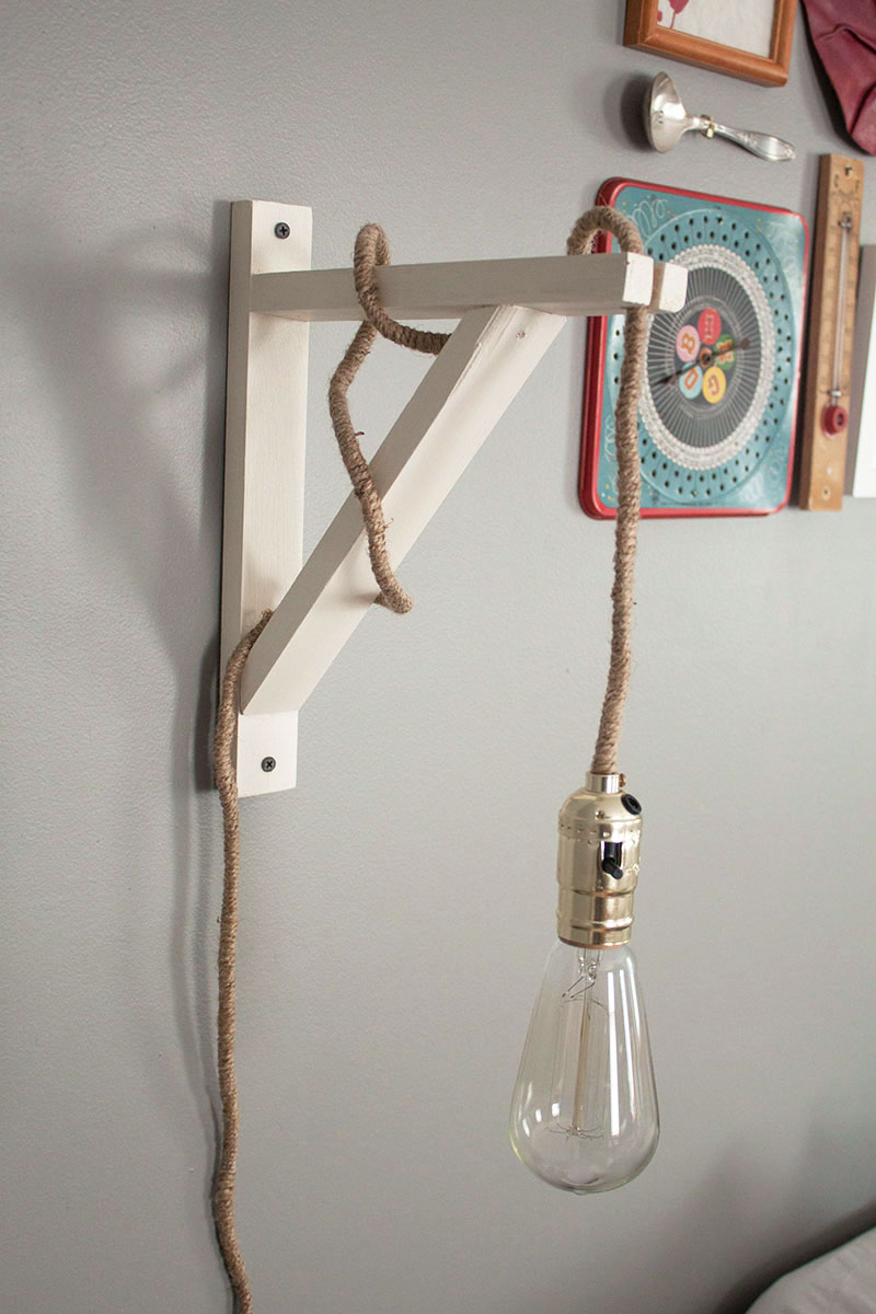 DIY Industrial Wood Lamp tutorial