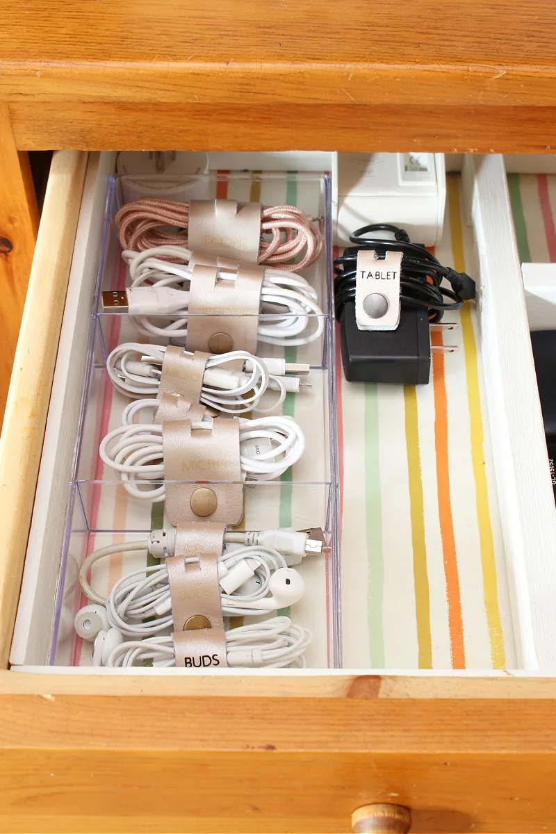 Cord Organization using the Cricut Maker