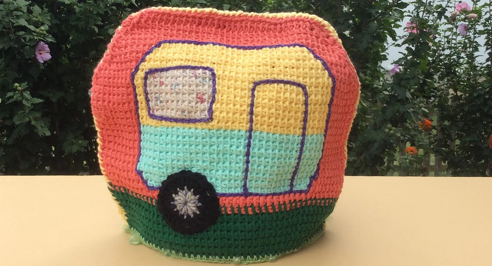 Crochet Vintage Camper Tea Cozy