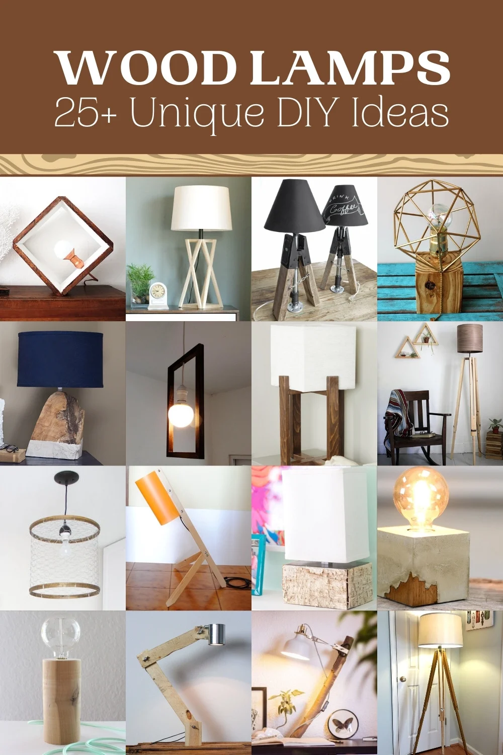 DIY Wood Lamps That Look Amazing Your Home - DIY Candy