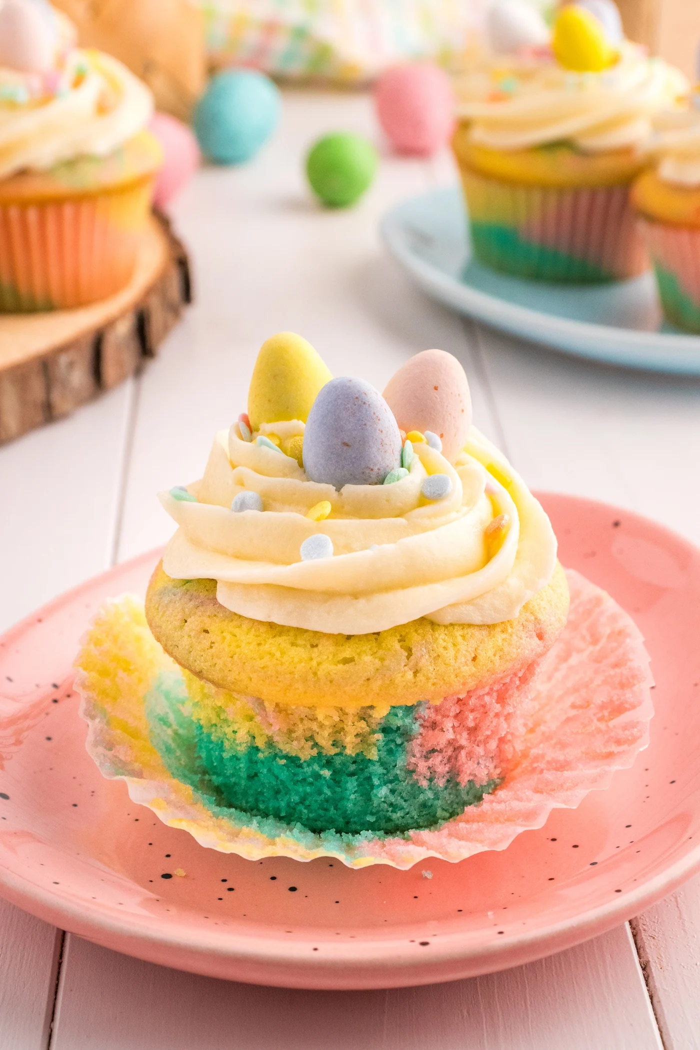 Easy pastel cupcake recipe for Easter