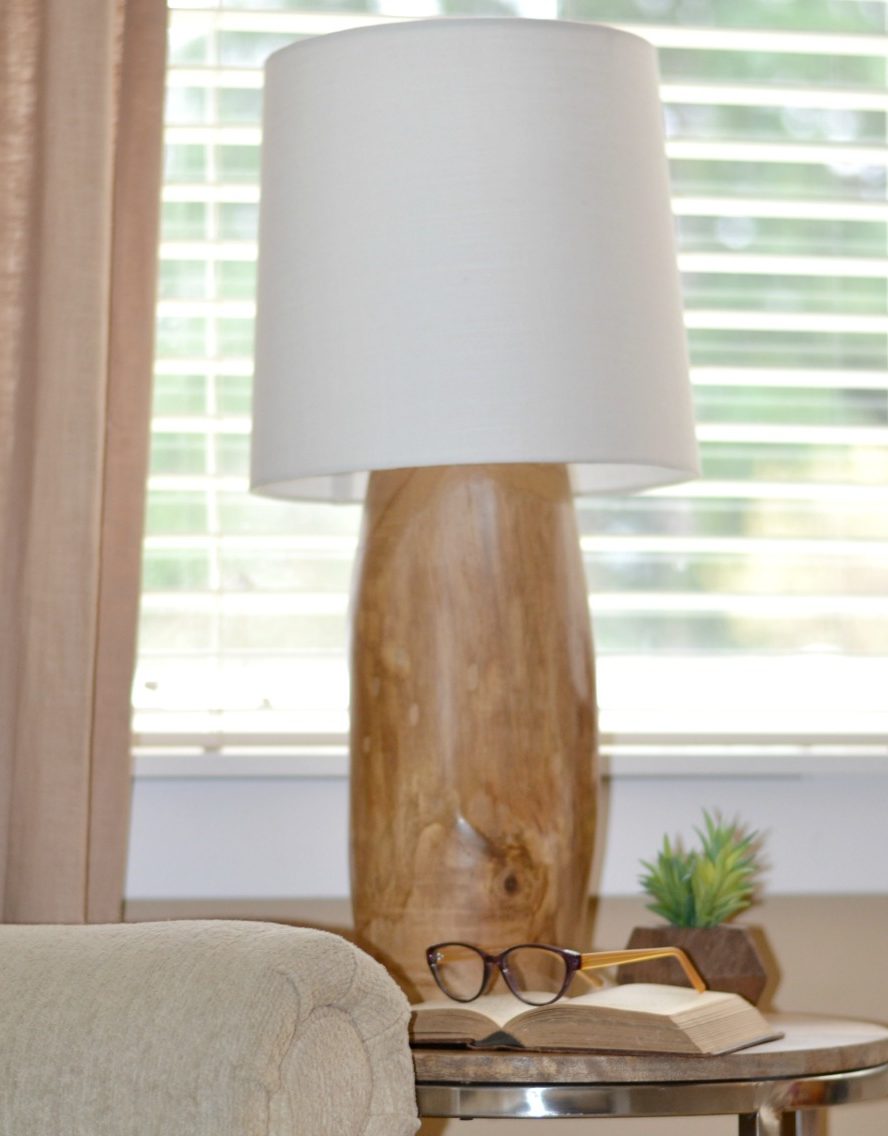 Faux stump lamp tutorial