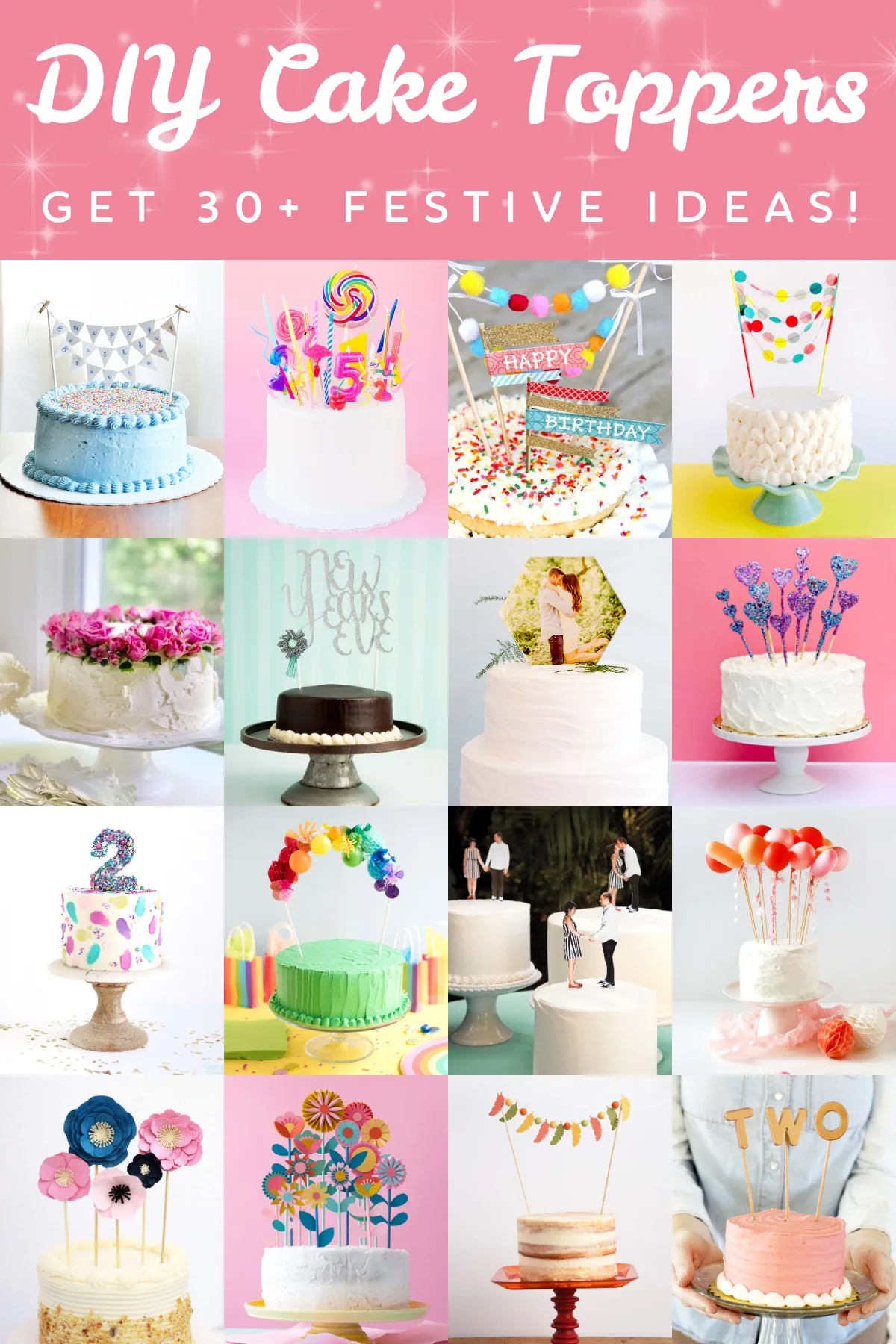 Create an Edible Cake Pennant Banner - Delineate Your Dwelling