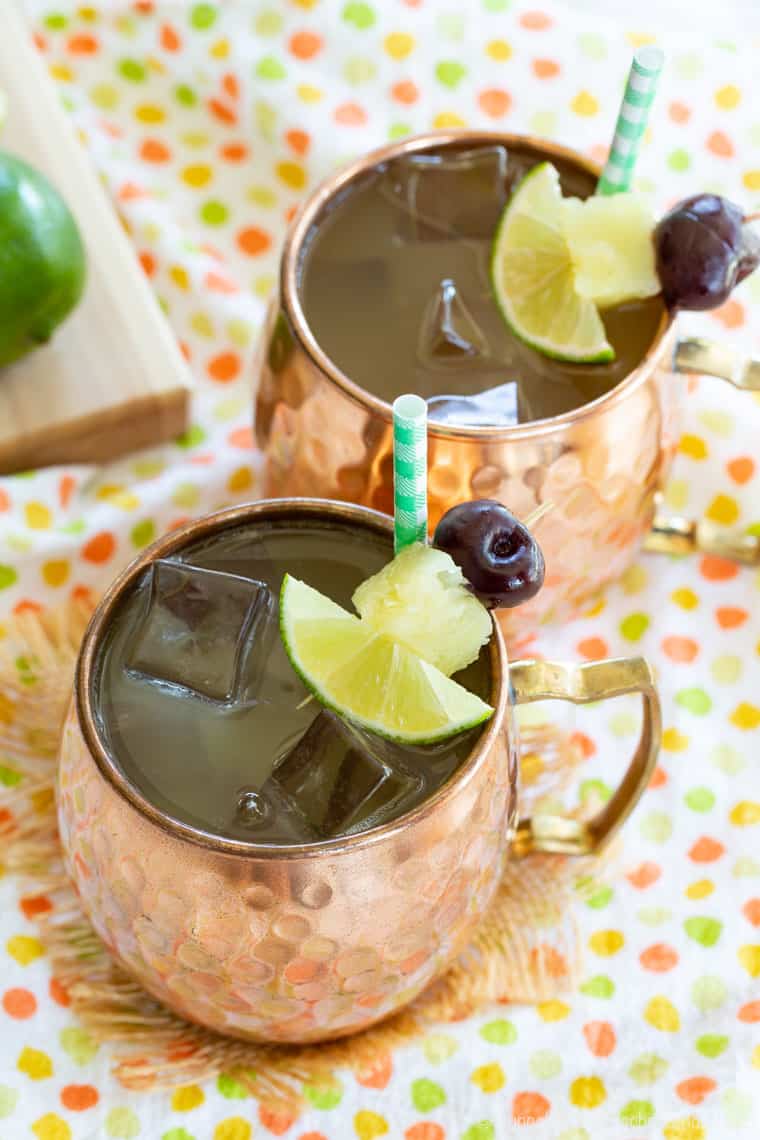 Pina Colada Mule cocktail recipe