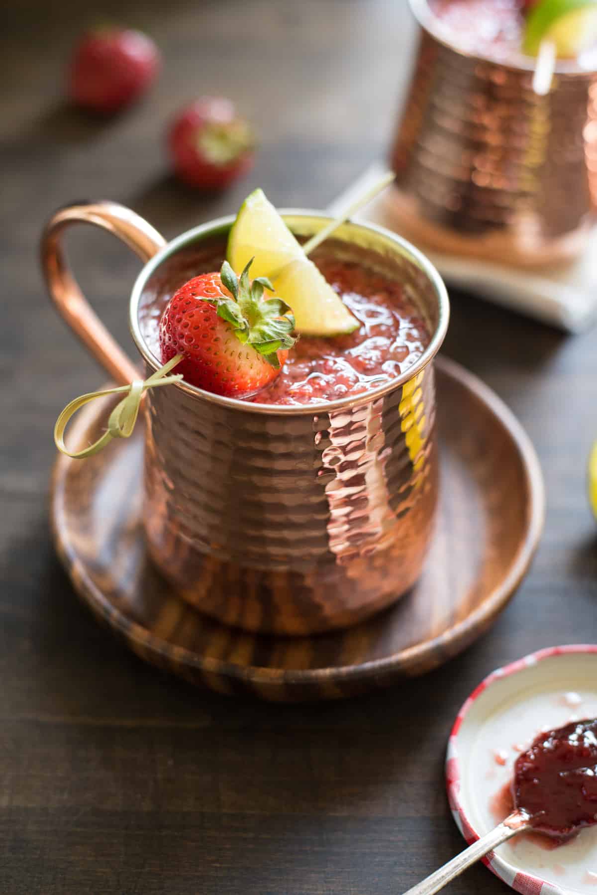 Strawberry Moscow Mule Cocktail recipe