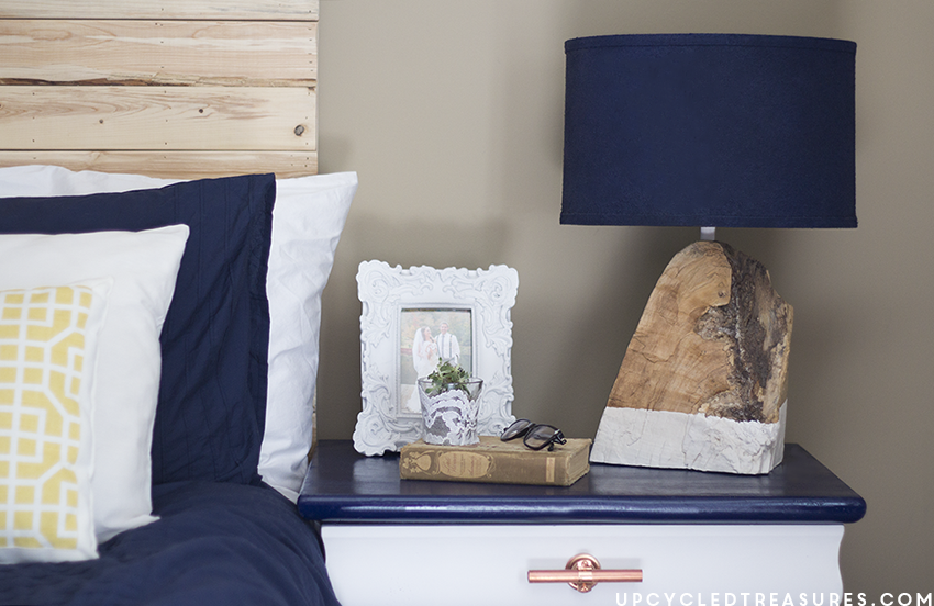 DIY Modern Rustic Salvaged Wood Lamp