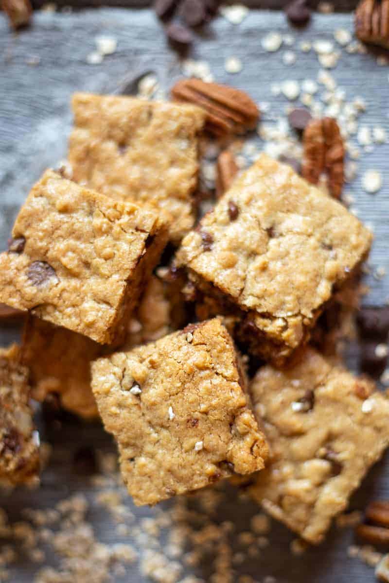 oatmeal chocolate chip peanut butter bars recipe