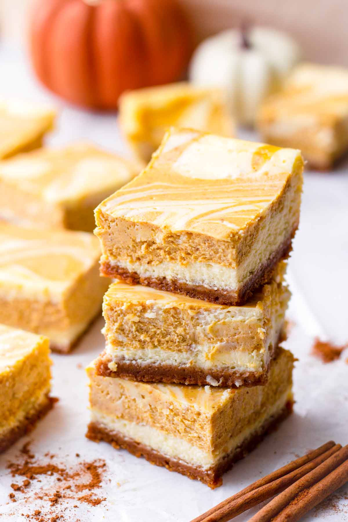 pumpkin cheesecake swirl dessert bar recipe