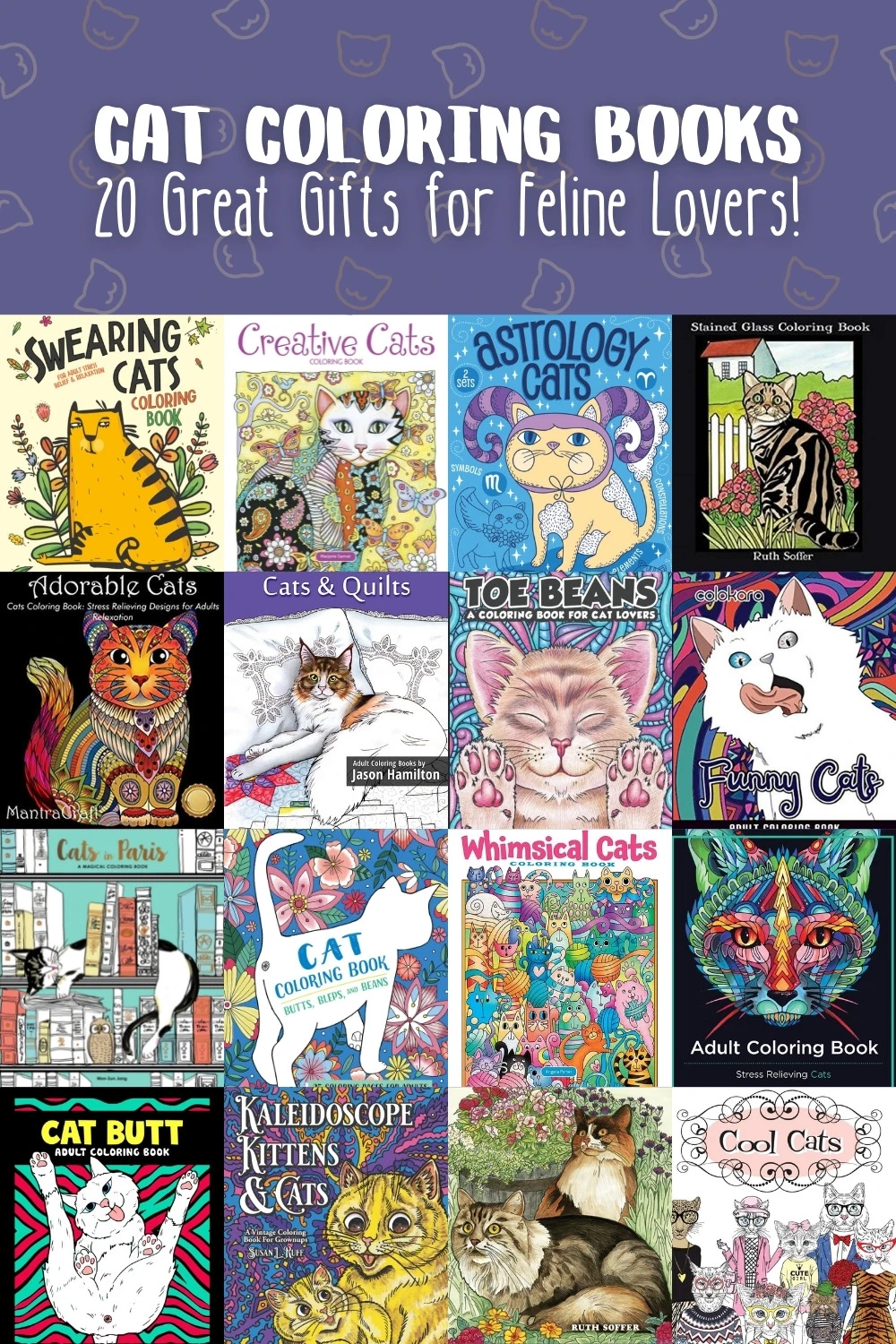Cat Coloring Books for Feline Lovers (Great Gifts!) - DIY Candy