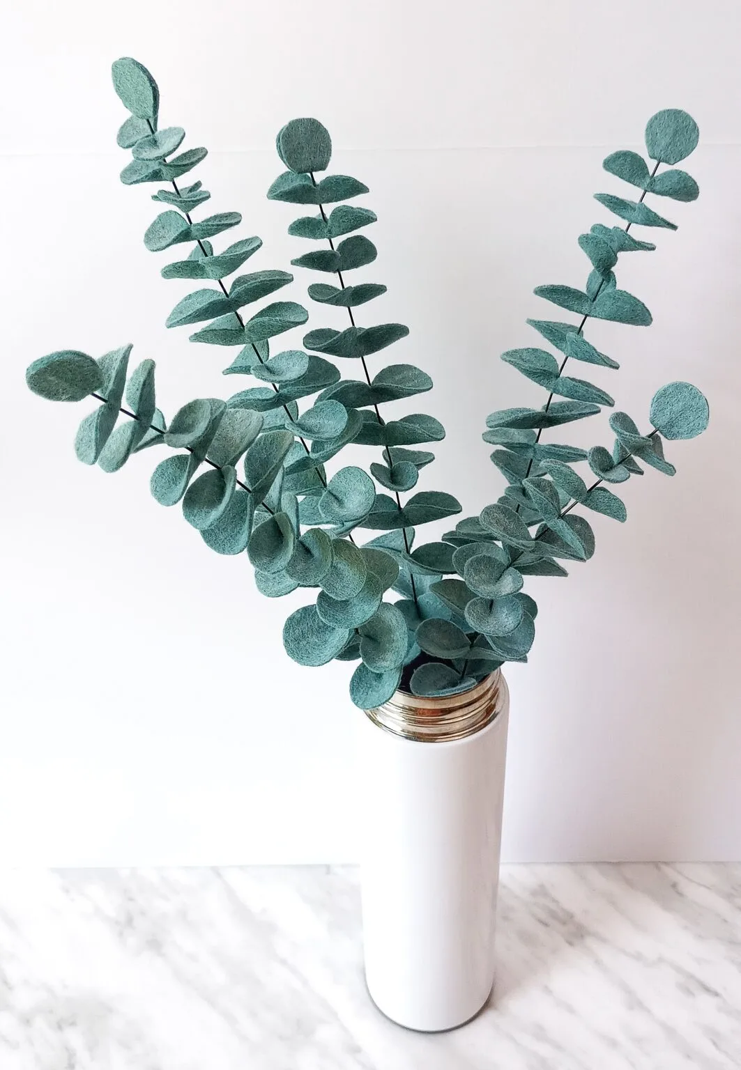 How to make felt eucalyptus stems