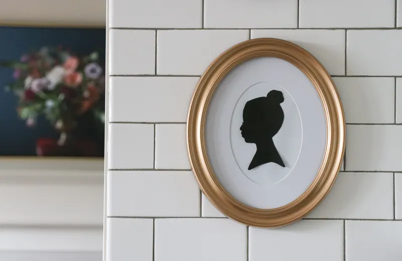 How to make framed silhouette art using your own photos