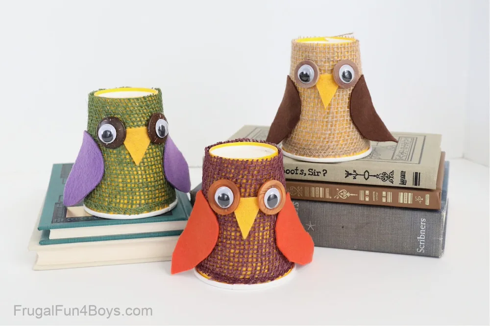 Paper-Cup-Owls