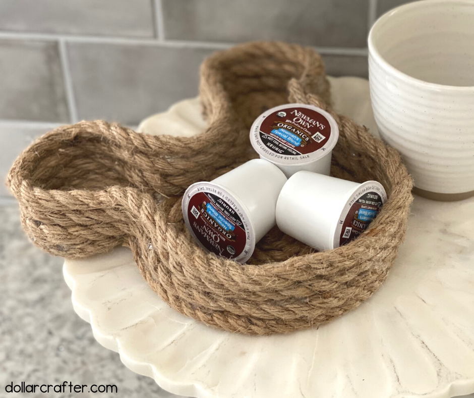 diy Mickey Mouse rope basket gift idea