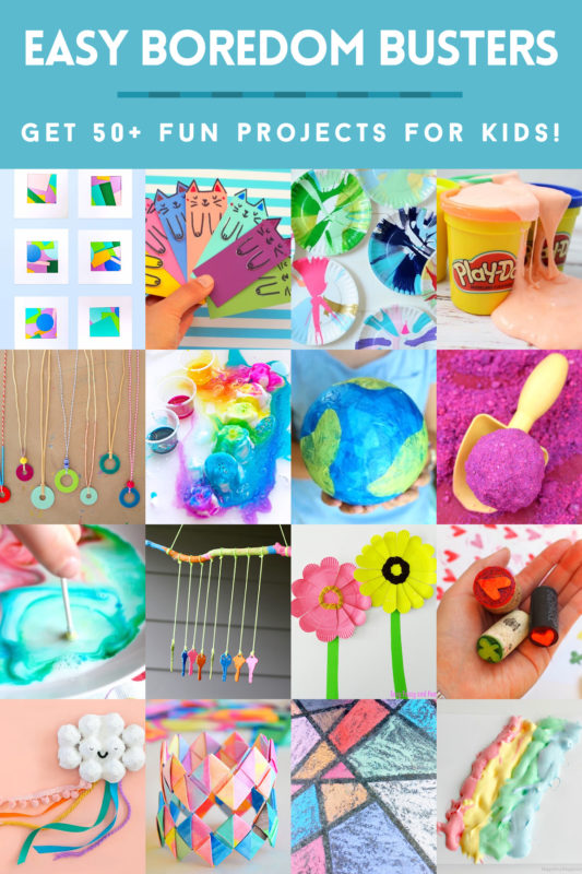 Boredom Busters: 50+ Ideas Kids Will Love - Diy Candy