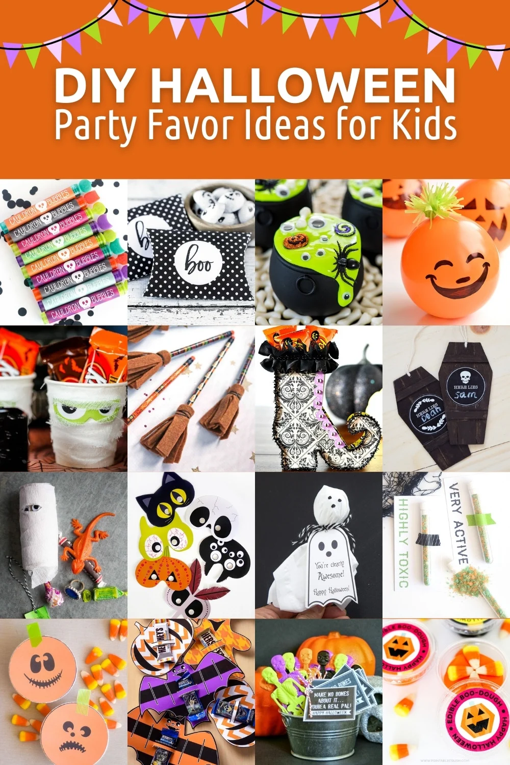 Unique DIY Halloween Party Favors Kids Will Love! - DIY Candy