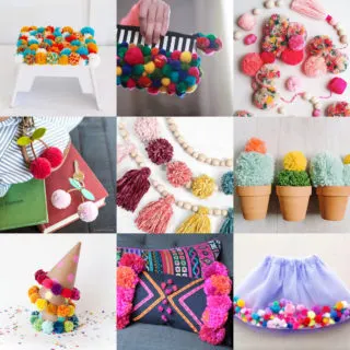 Pom pom crafts to try feature image