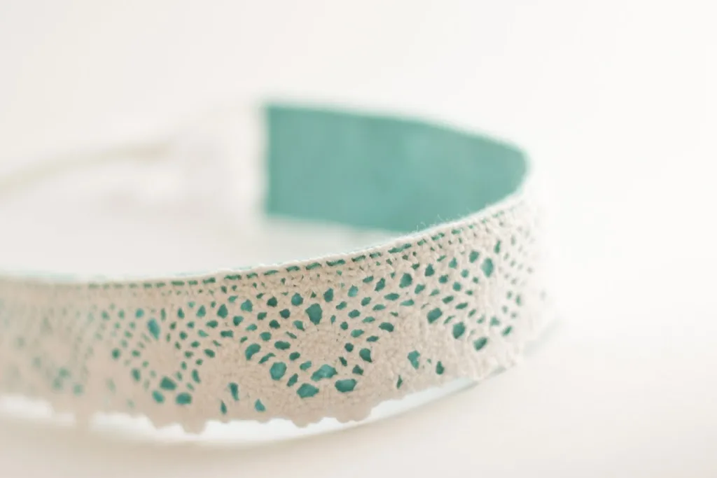 diy lace headband