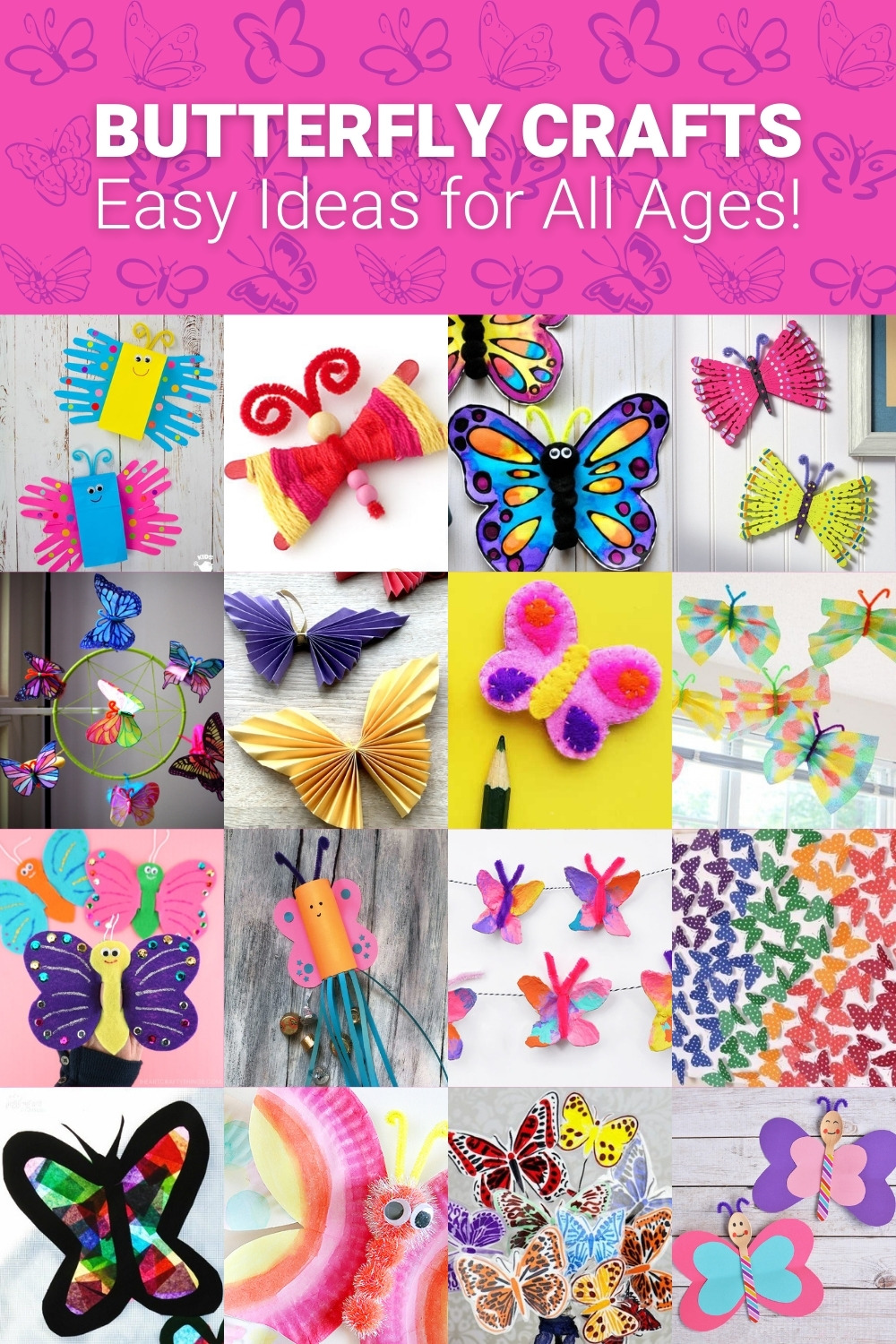 Butterfly Crafts: 25+ Easy Ideas for All Ages - DIY Candy