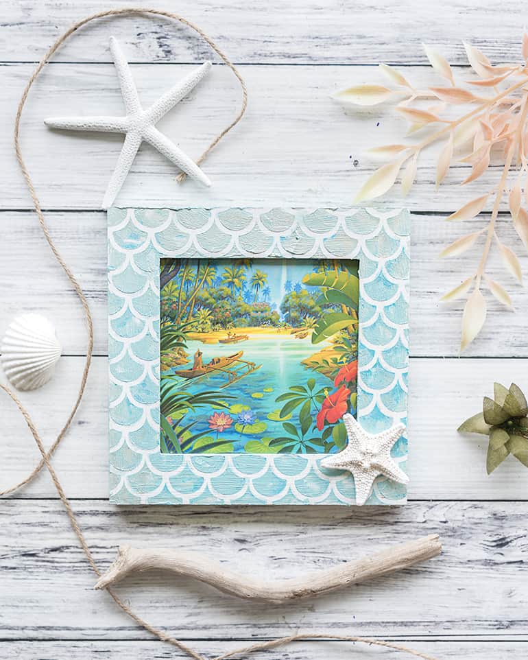 Make your own mermaid frame