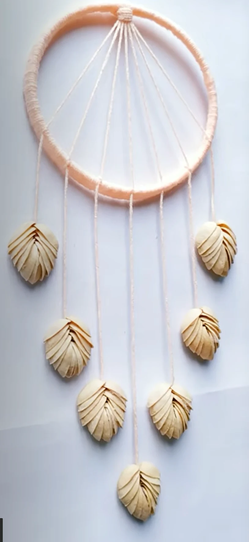 pista shell wall hanging