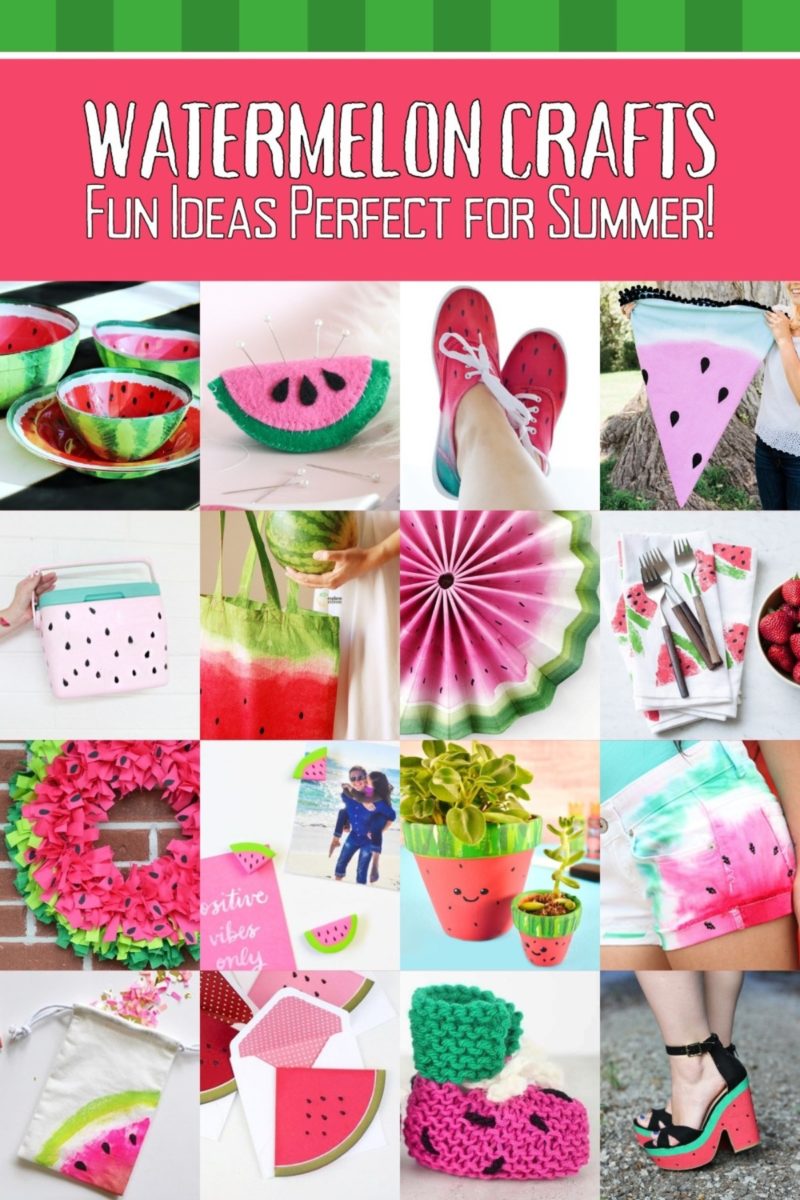 These Watermelon Crafts Are Perfect for Summer - DIY Candy