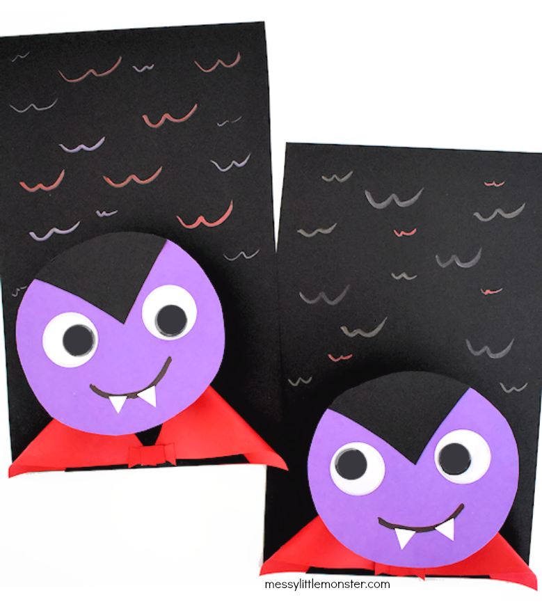 bobblehead vampire card craft