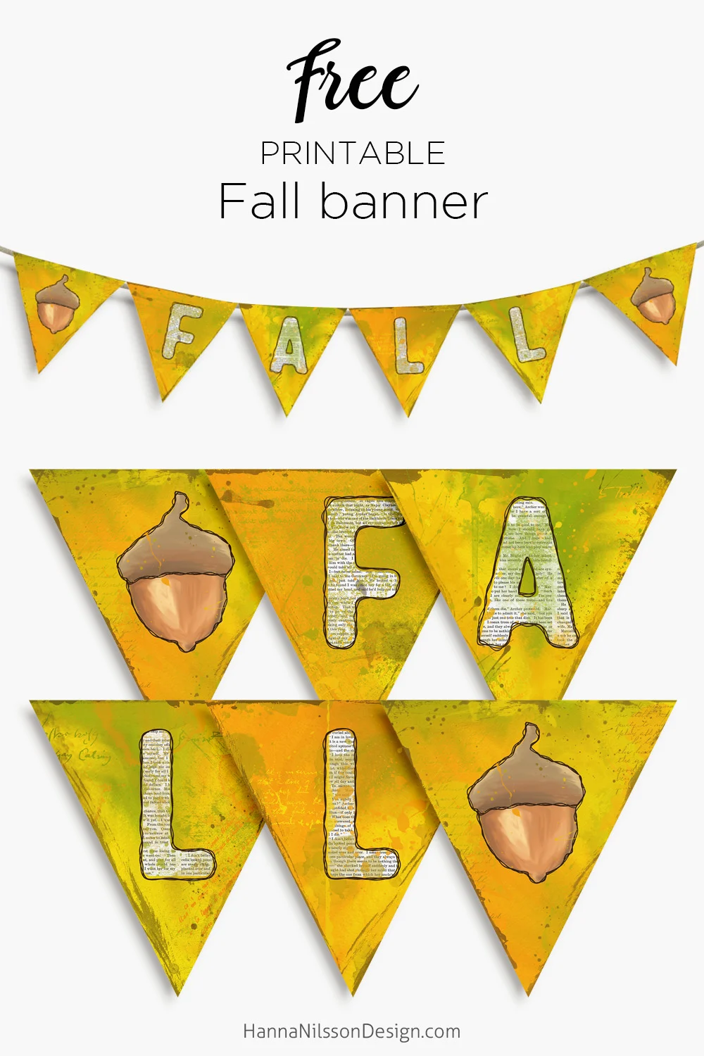 fall banner printable