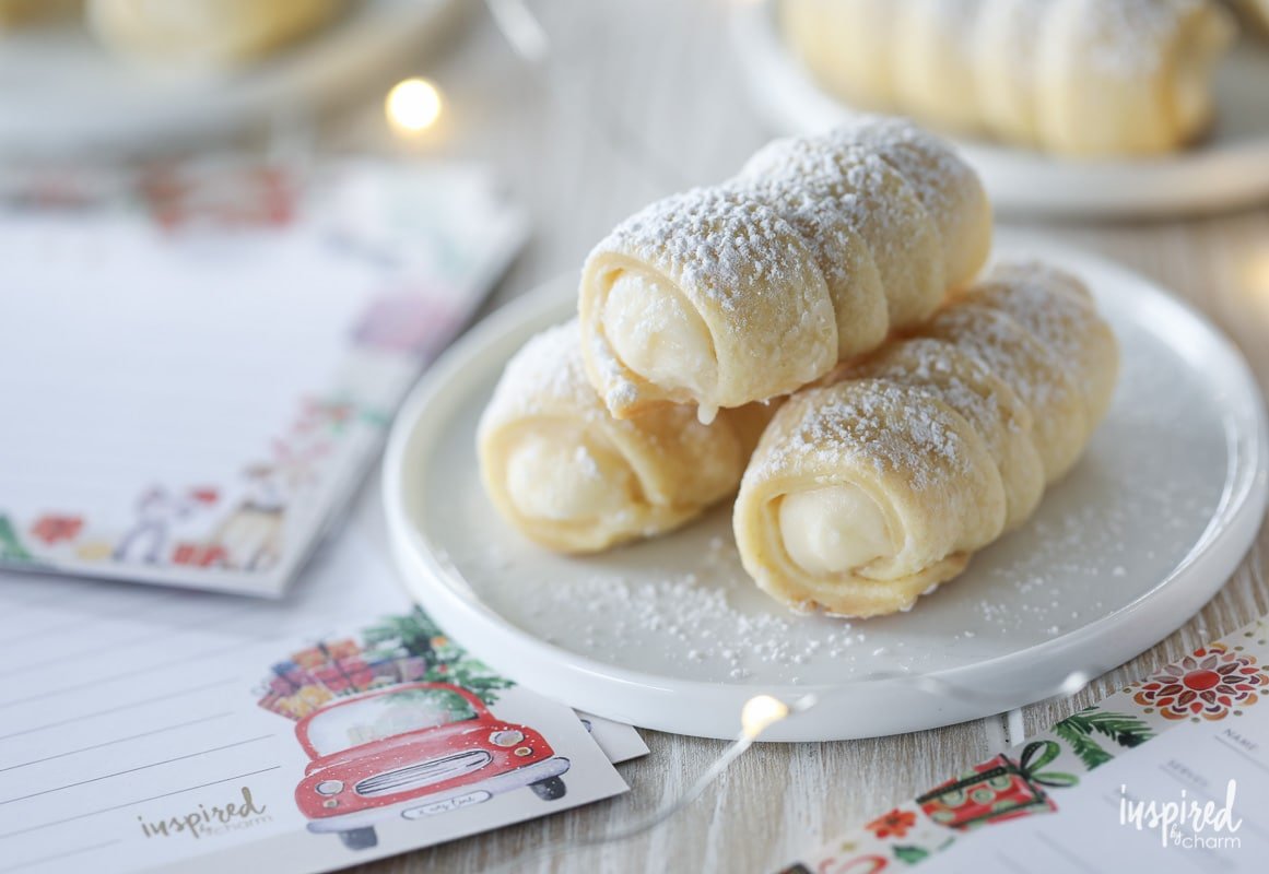 Cream Horn Cookies - Lady Locks - Clothespin Cookies