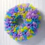 Easter mesh wreath