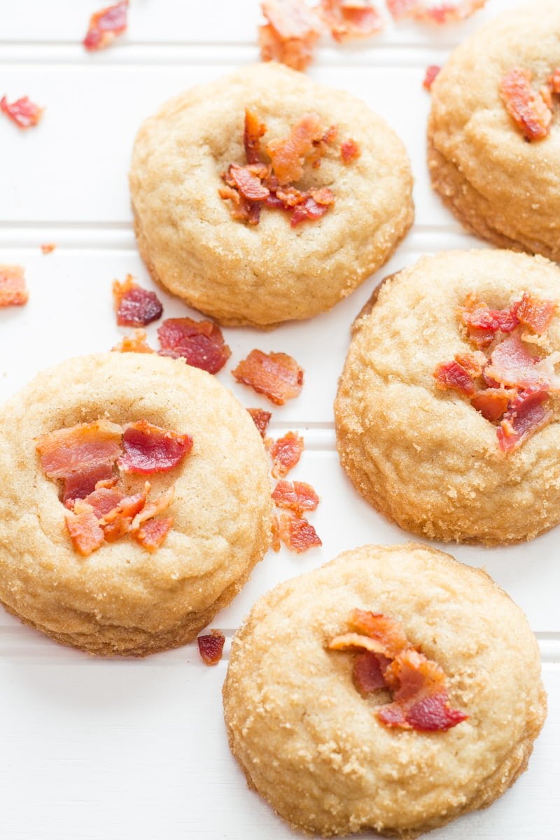 Bourbon Bacon Brown Sugar Cookies