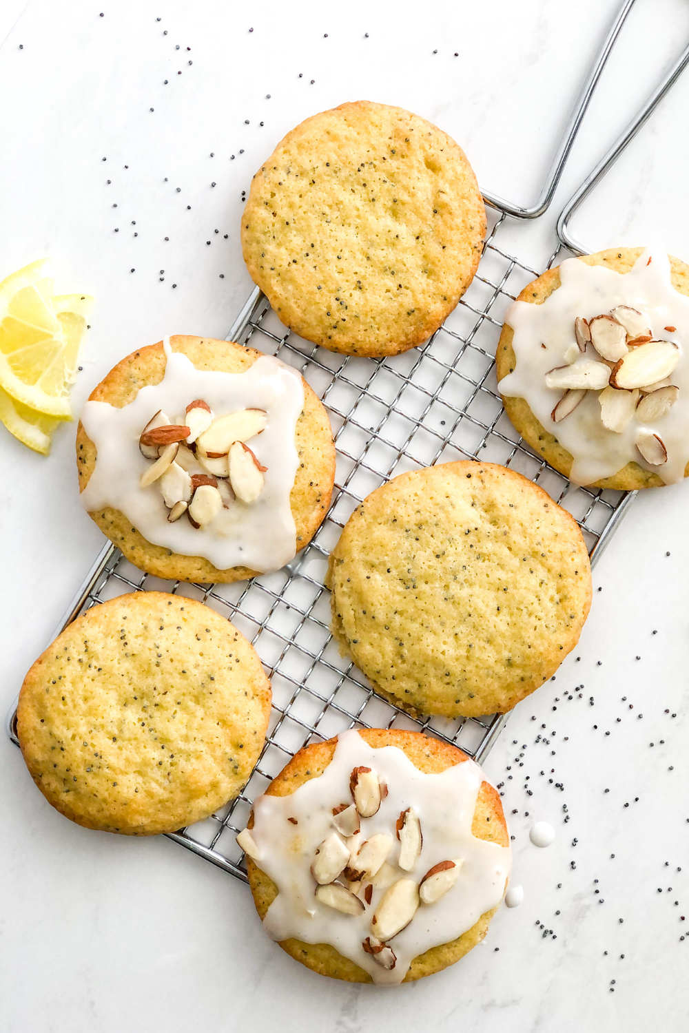 Iced Lemon Mascarpone Cookies