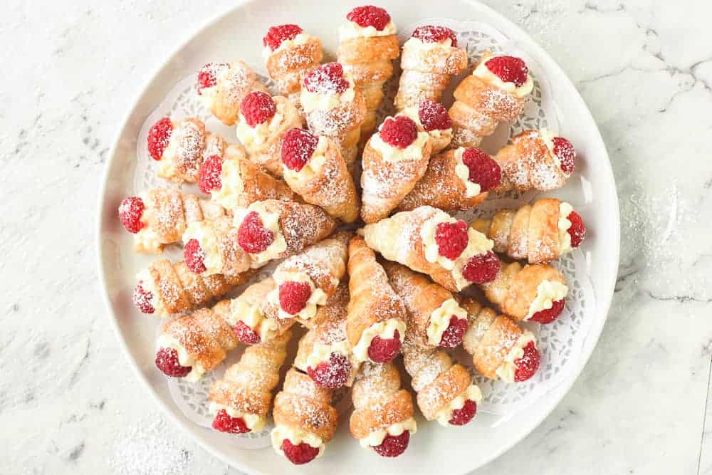 Mini cream horns recipe