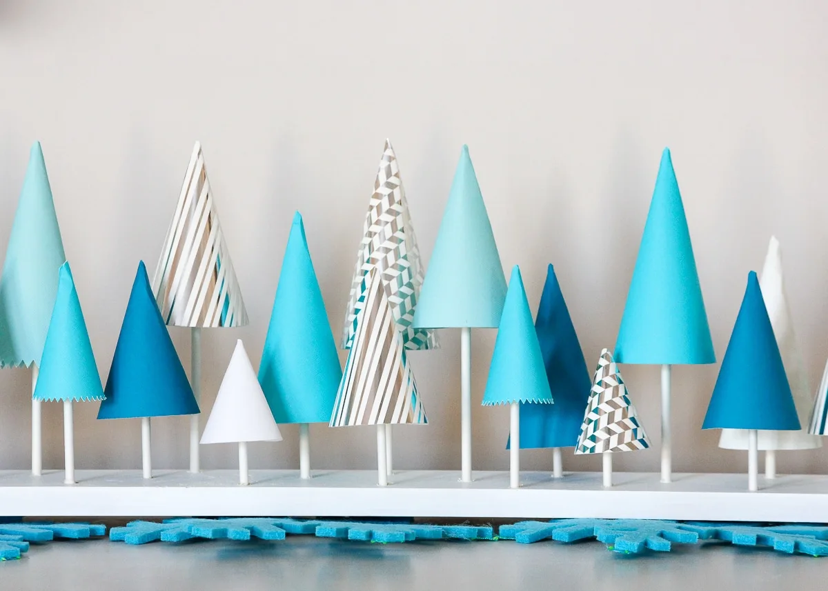 DIY Paper Winter Wonderland