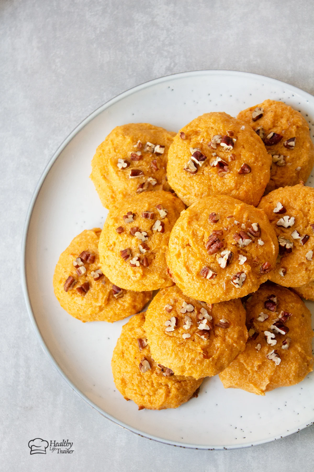 Easy sweet potato cookies with pecans